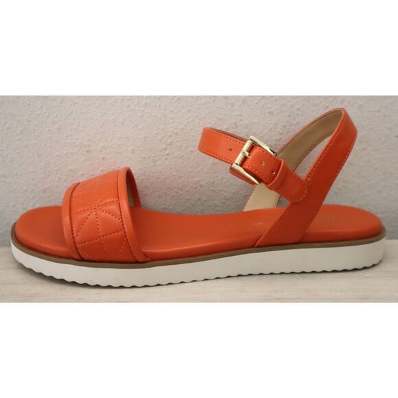 MICHAEL Michael Kors PV24K Women’s Sz 8M Orange Platform Slingback Sandals - Picture 7 of 15
